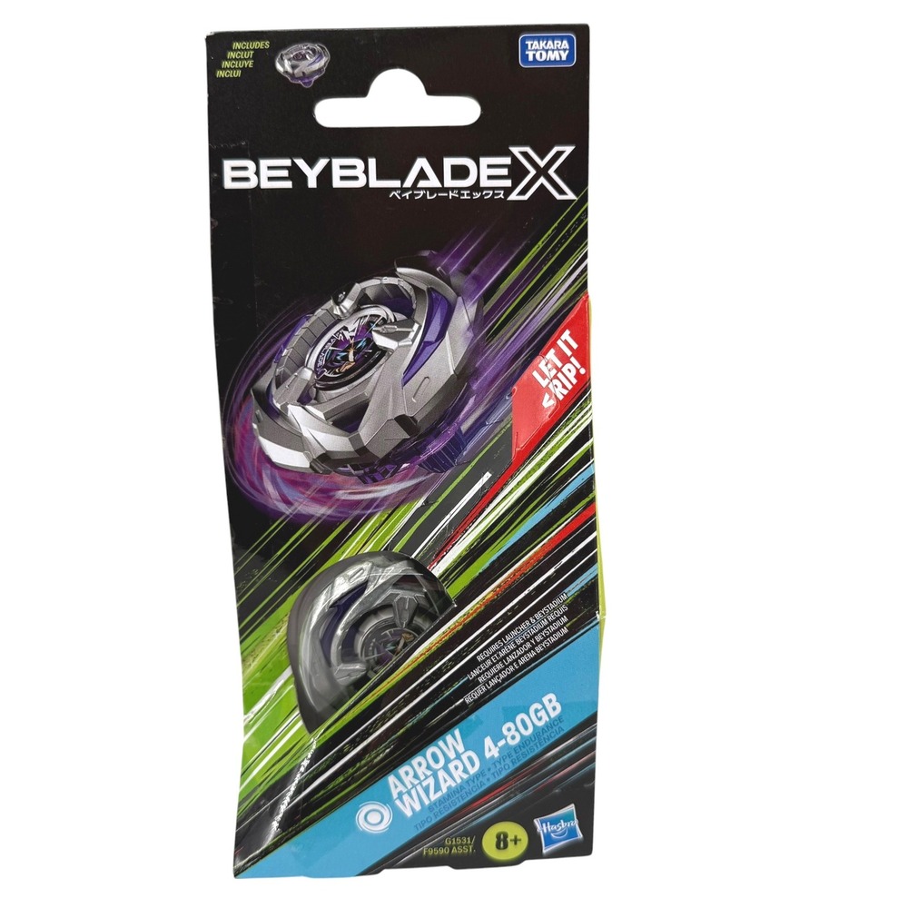 Beyblade X Arrow Wizard 4-80GB Stamina Type Right Spin Booster Pack G1531 F9590